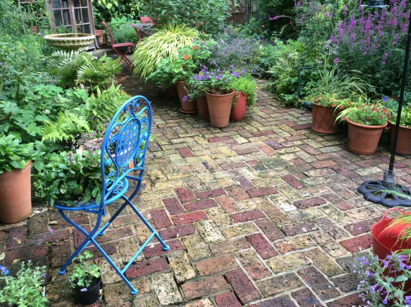 Brick paving after I've power washed it